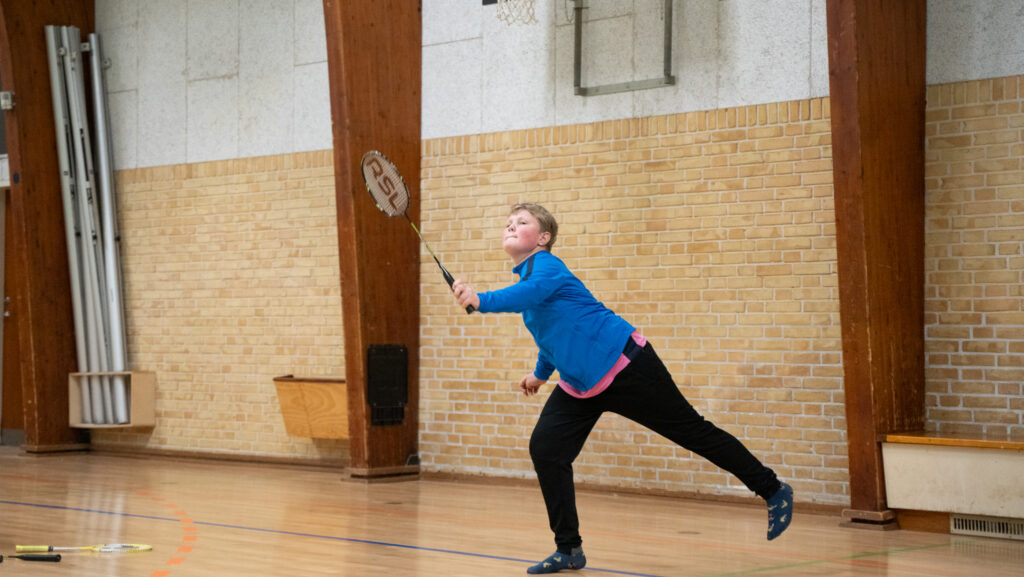 Sjov med badminton. Bachs Foto