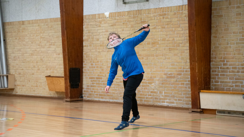 Sjov med badminton. Bachs Foto