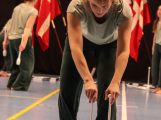 Gymnastik-fællesskab. Foto: Ole Kæhler