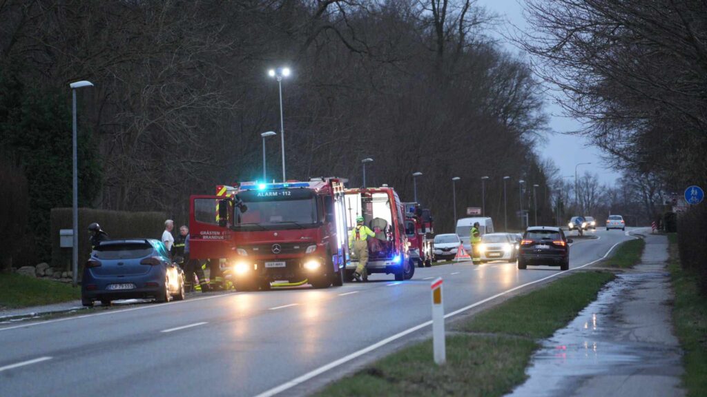 Brand ved Gråsten. Bachs Foto