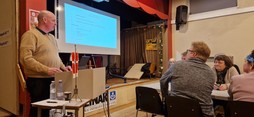 Generalforsamling i Holm. Privat foto