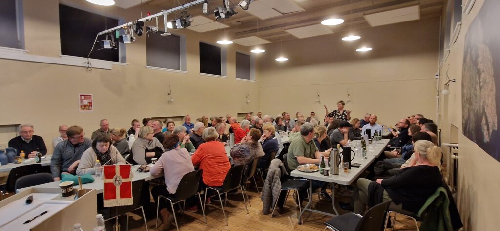 Generalforsamling i Holm. Privat foto