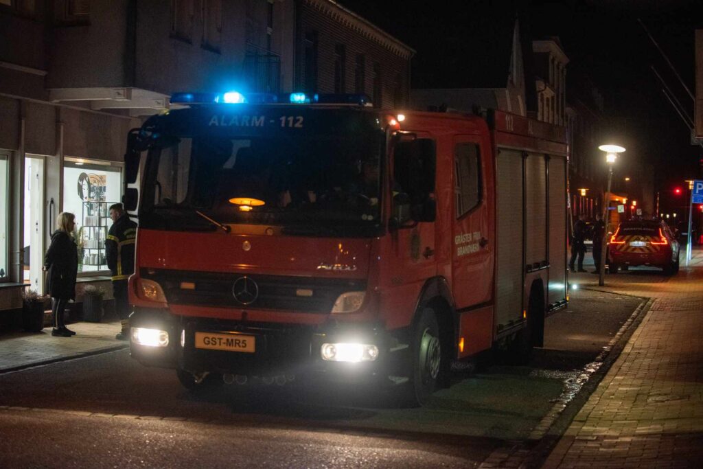 Brand i Nygade. KGF Foto