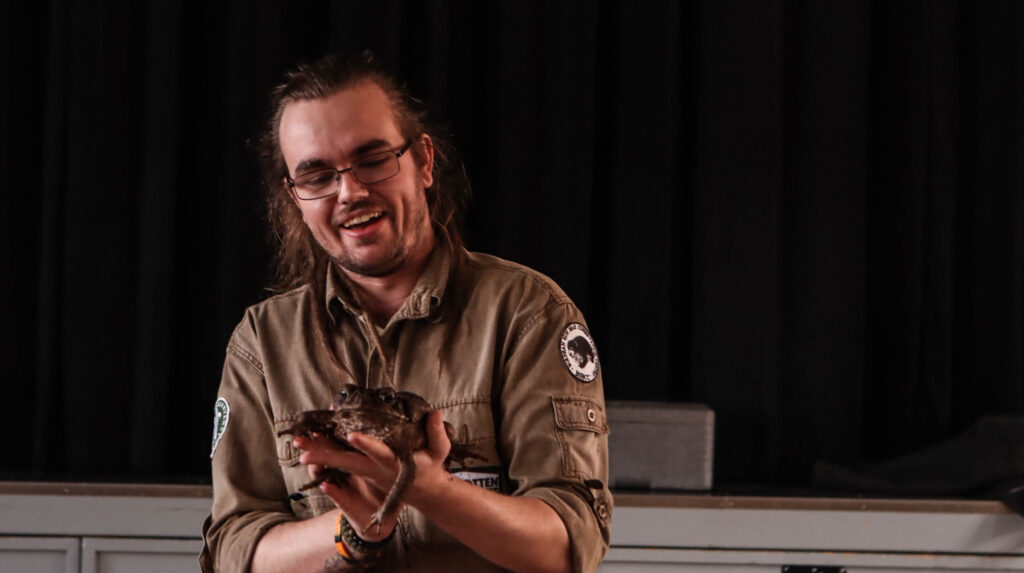 Tæt på dyrene. Foto: Ole Kæhler