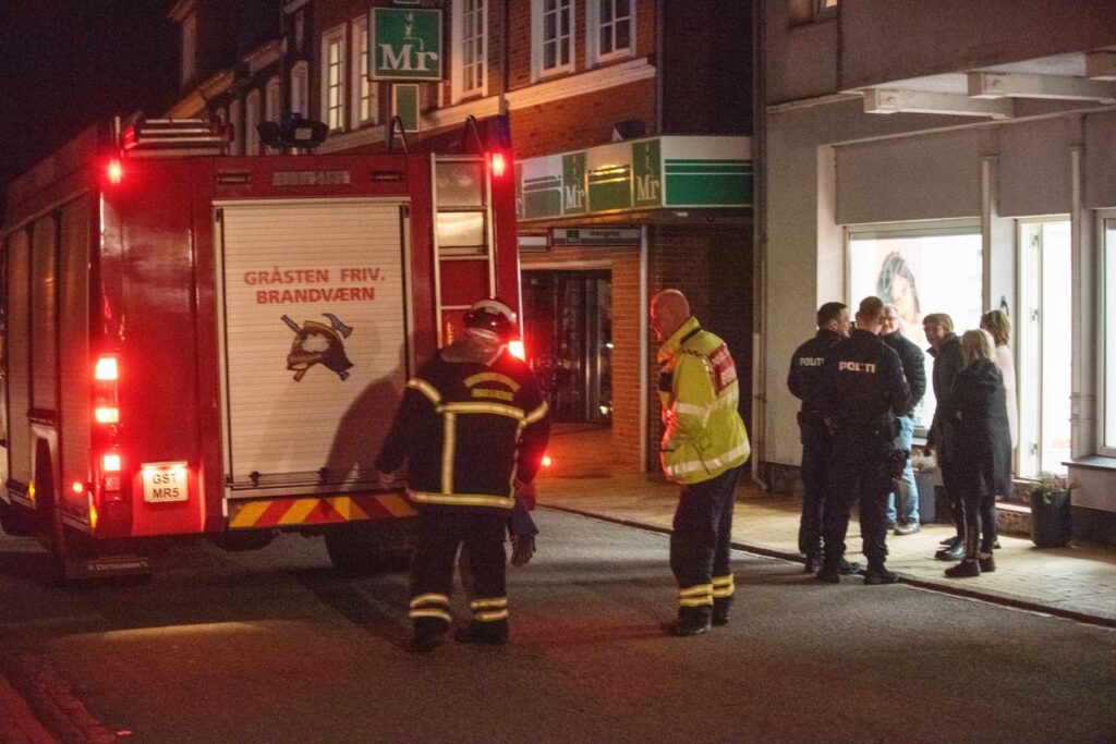 Brand i Nygade. KGF Foto