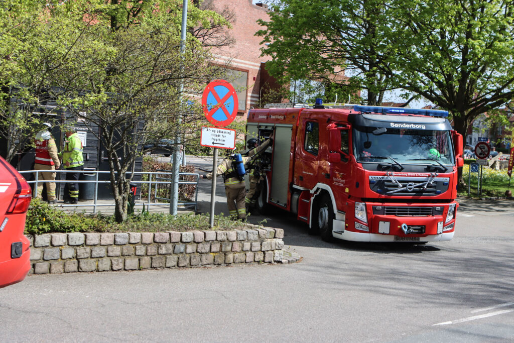 Brand på toilet. Foto: Ole Kæhler