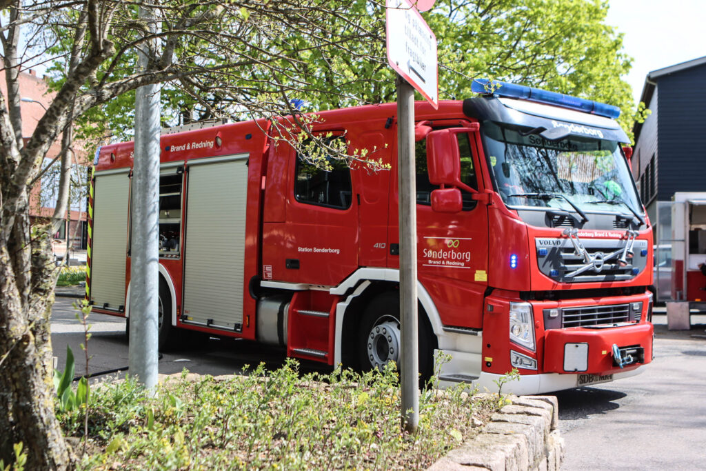 Brand på toilet. Foto: Ole Kæhler