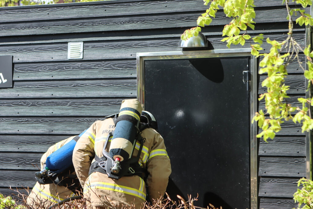 Brand på toilet. Foto: Ole Kæhler