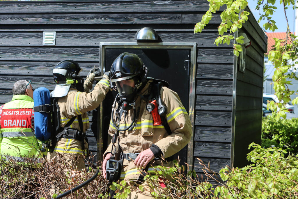 Brand på toilet. Foto: Ole Kæhler