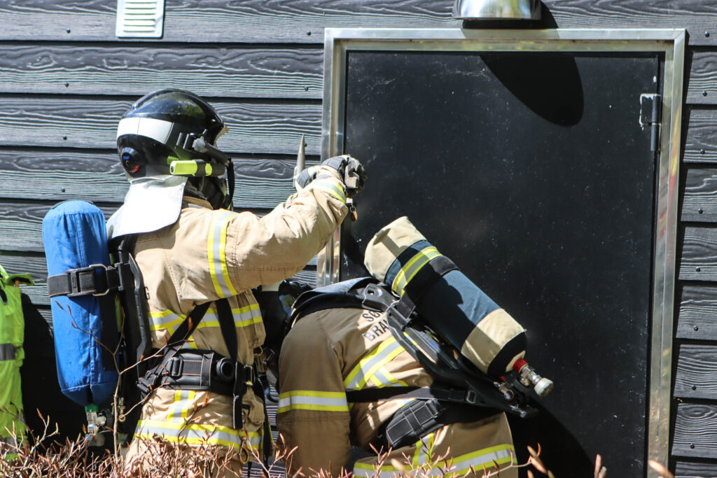 Brand på toilet. Foto: Ole Kæhler