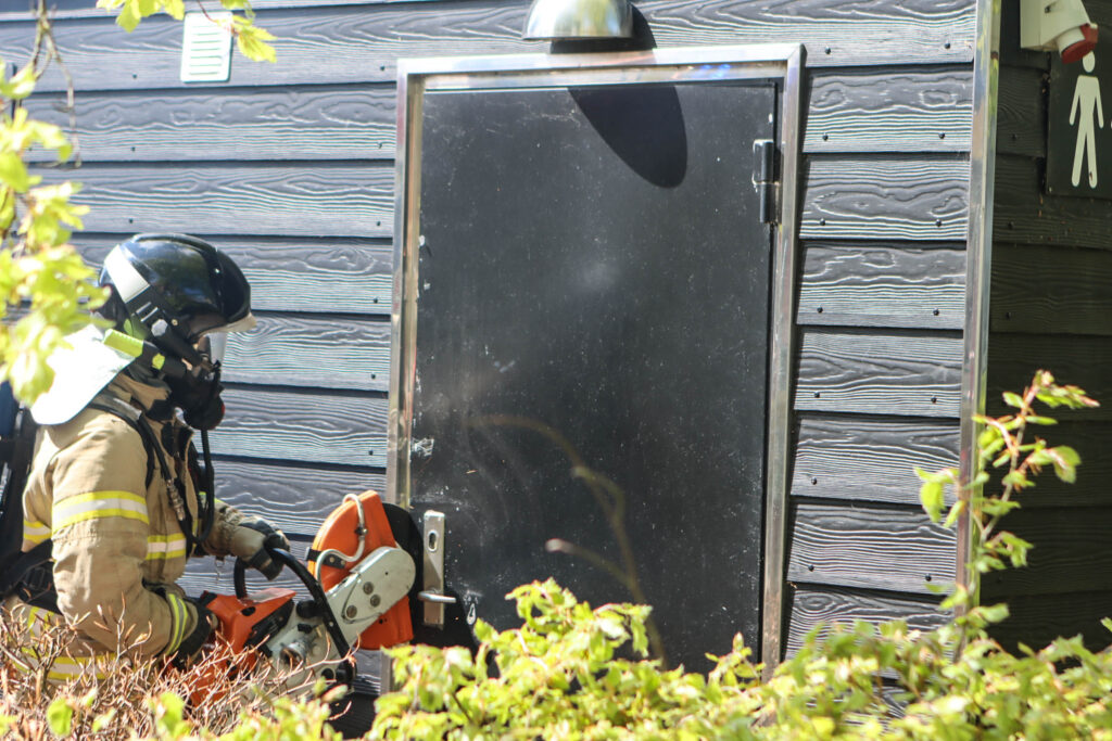 Brand på toilet. Foto: Ole Kæhler