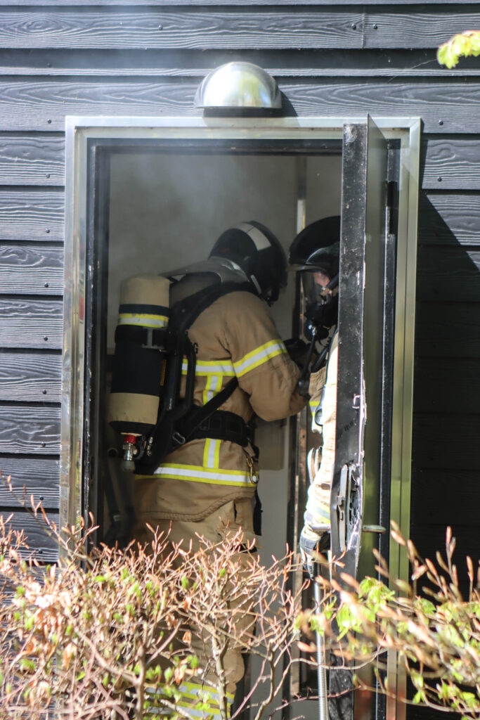Brand på toilet. Foto: Ole Kæhler