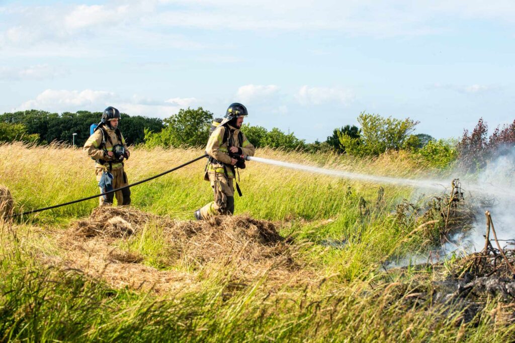 Brand i Ragebøl. KGF Foto