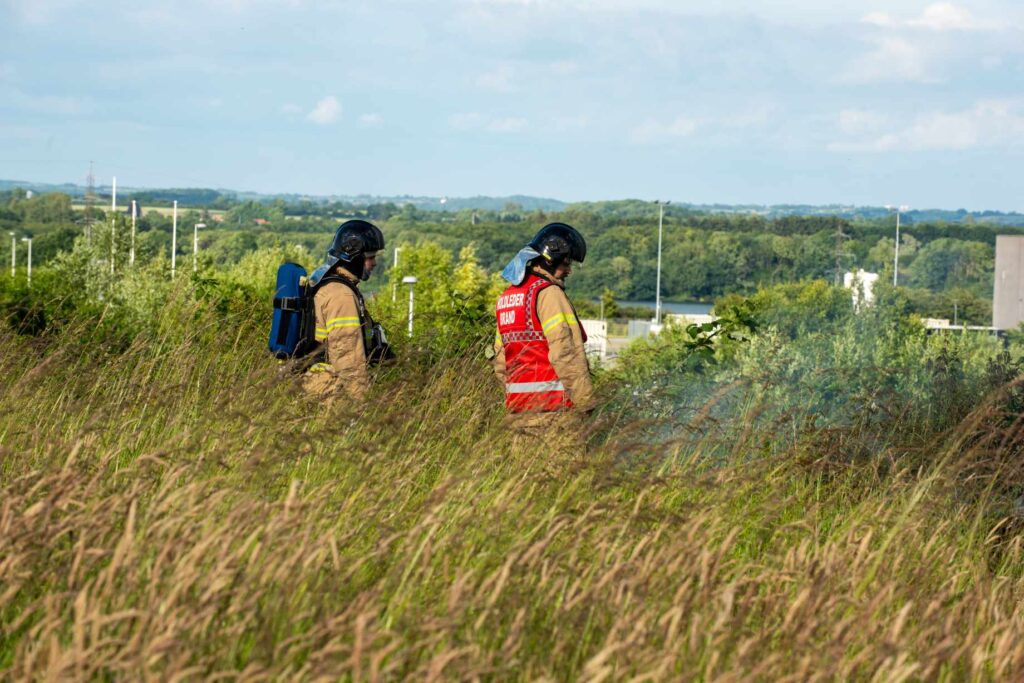 Brand i Ragebøl. KGF Foto