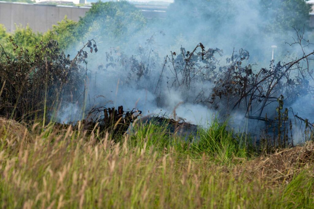 Brand i Ragebøl. KGF Foto