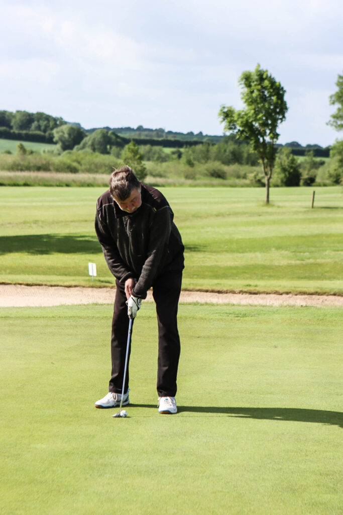Lyserød golf. Foto: Ole Kæhler