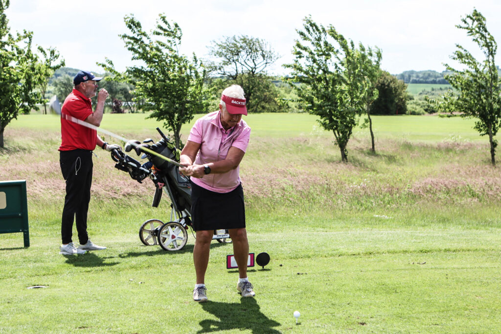Lyserød golf. Foto: Ole Kæhler