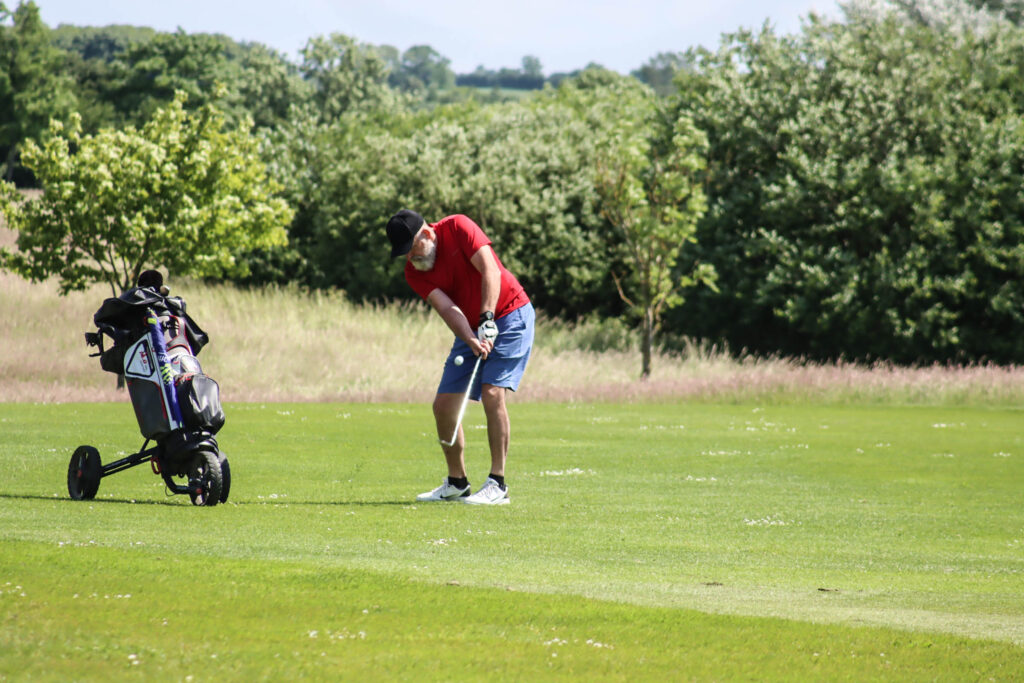 Lyserød golf. Foto: Ole Kæhler
