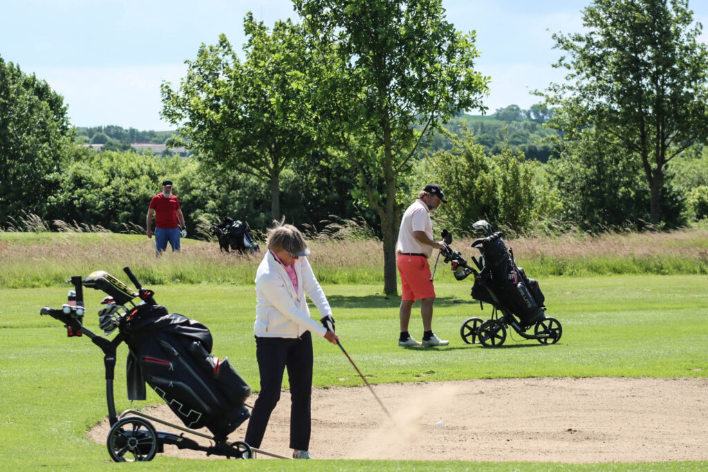 Lyserød golf. Foto: Ole Kæhler