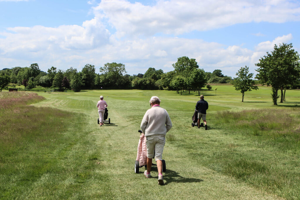 Lyserød golf. Foto: Ole Kæhler