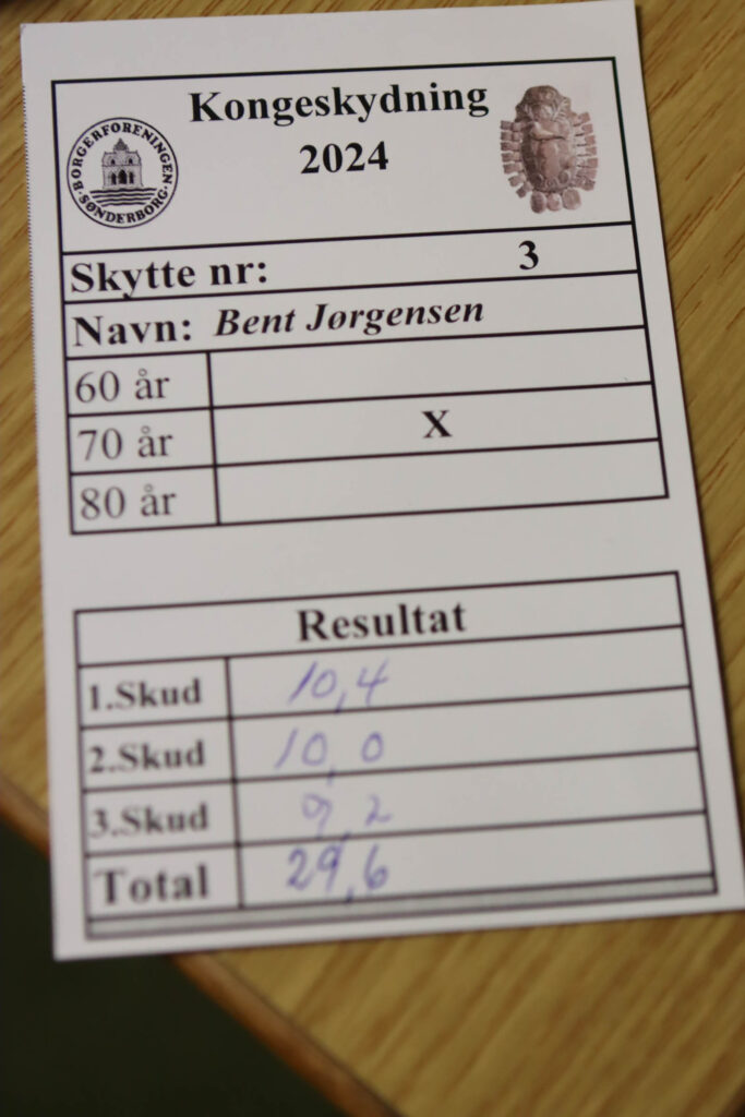 Kongeskydning. Foto: Ole Kæhler