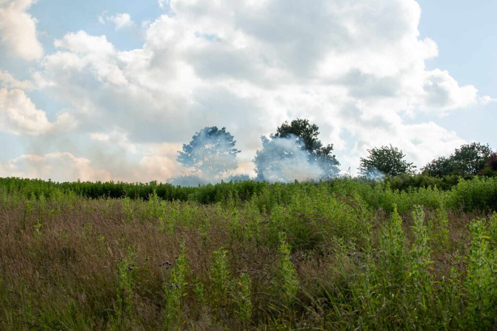 Brand i Ragebøl. KGF Foto