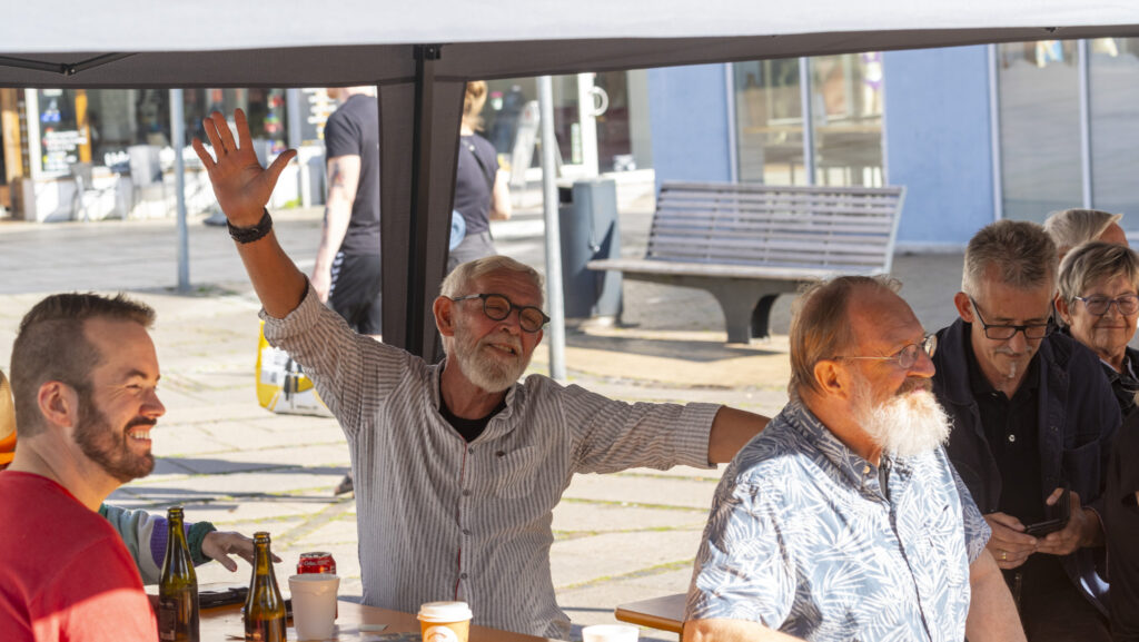 Musik på Rønhaveplads. Bachs Foto
