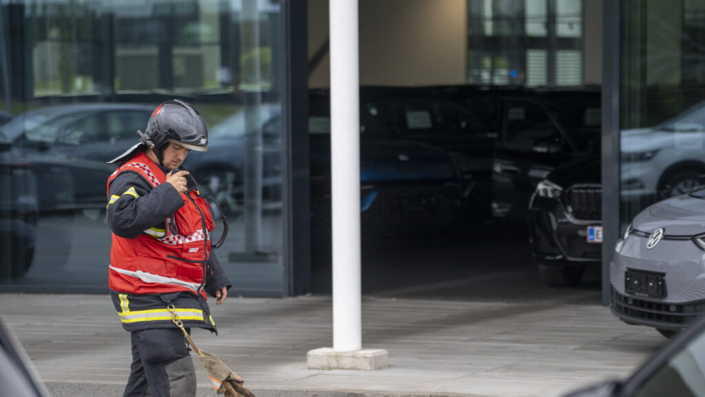 Brand hos Beka. Bach Foto og KGF Foto