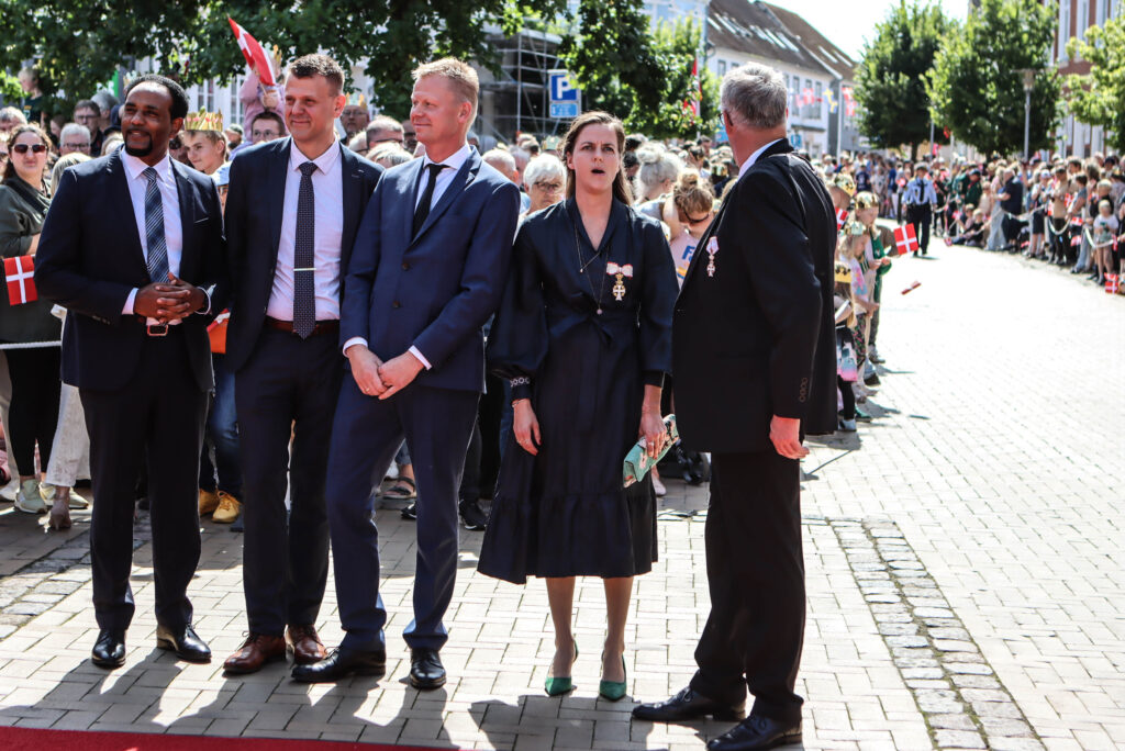 Kongelig ankomst. Foto: Ole Kæhler