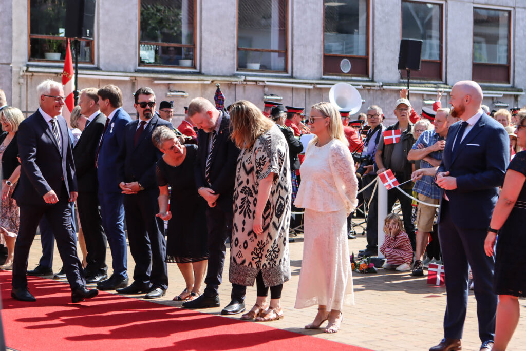 Kongelig ankomst. Foto: Ole Kæhler