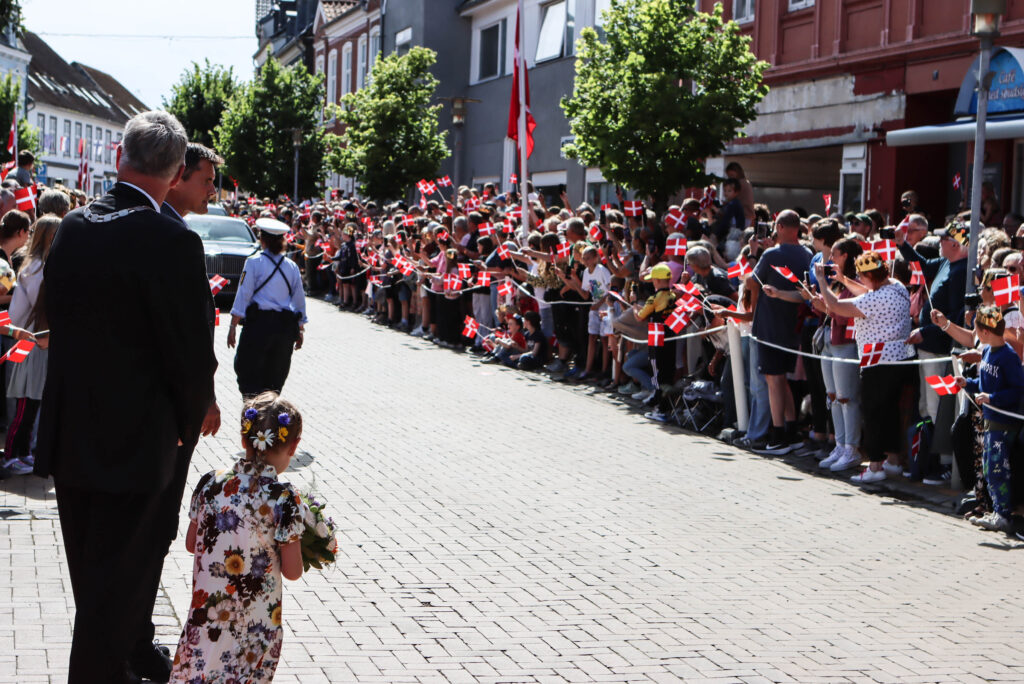 Kongelig ankomst. Foto: Ole Kæhler