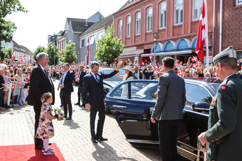 Kongelig ankomst. Foto: Ole Kæhler