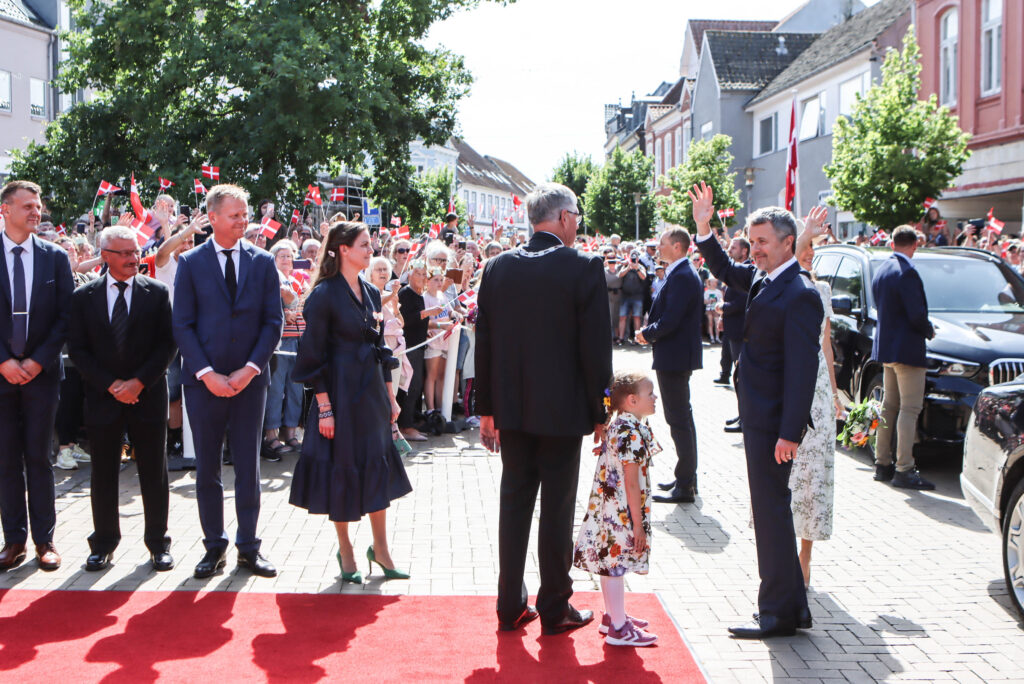 Kongelig ankomst. Foto: Ole Kæhler