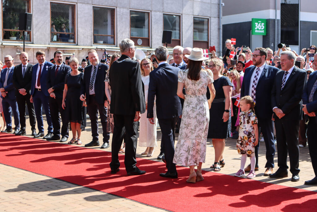 Kongelig ankomst. Foto: Ole Kæhler