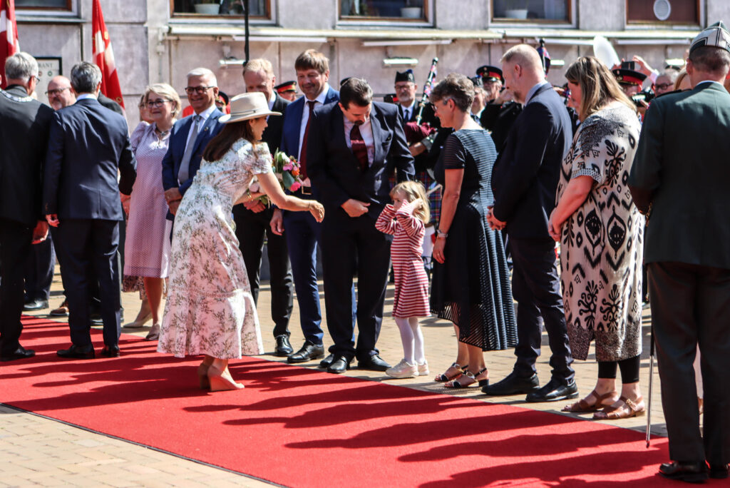 Kongelig ankomst. Foto: Ole Kæhler