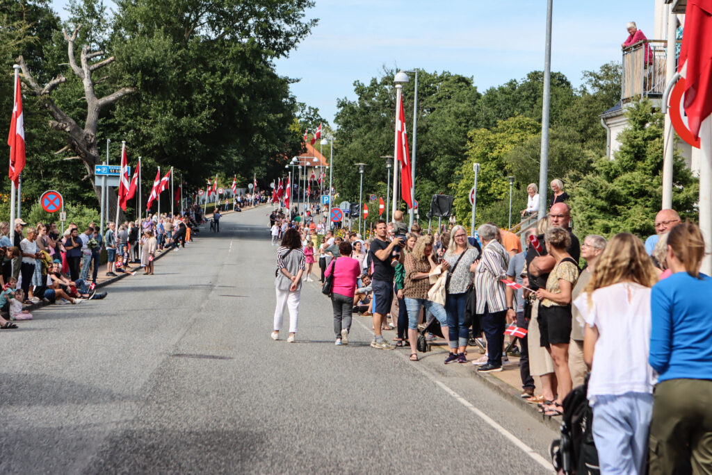 Kongelig ankomst. Foto: Ole Kæhler