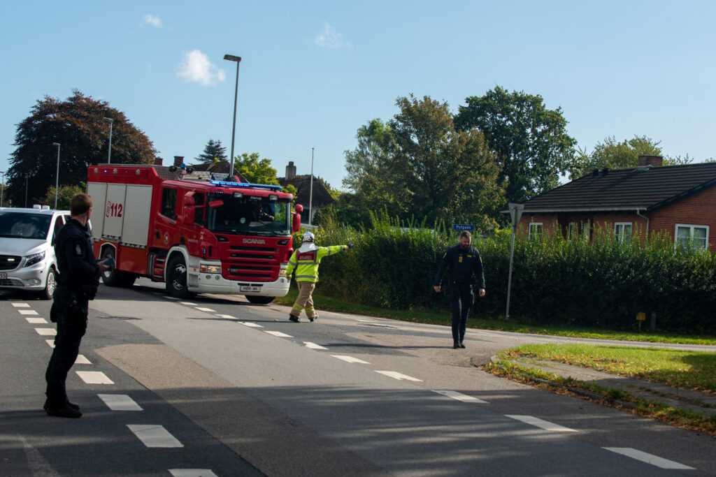 Brand i Vollerup. KGF Foto