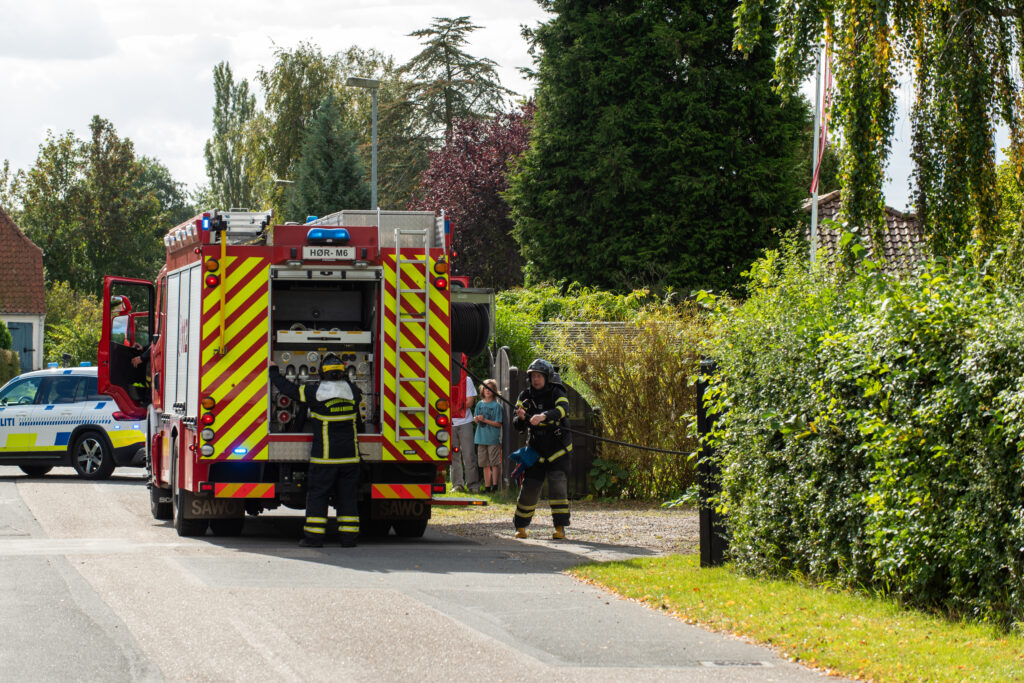 Brand i Vollerup. KGF Foto