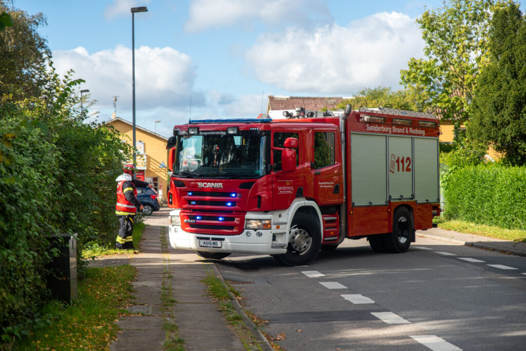 Brand i Vollerup. KGF Foto