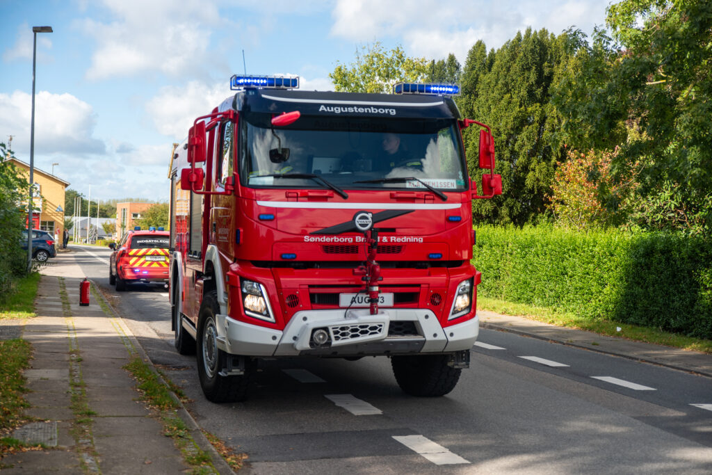Brand i Vollerup. KGF Foto