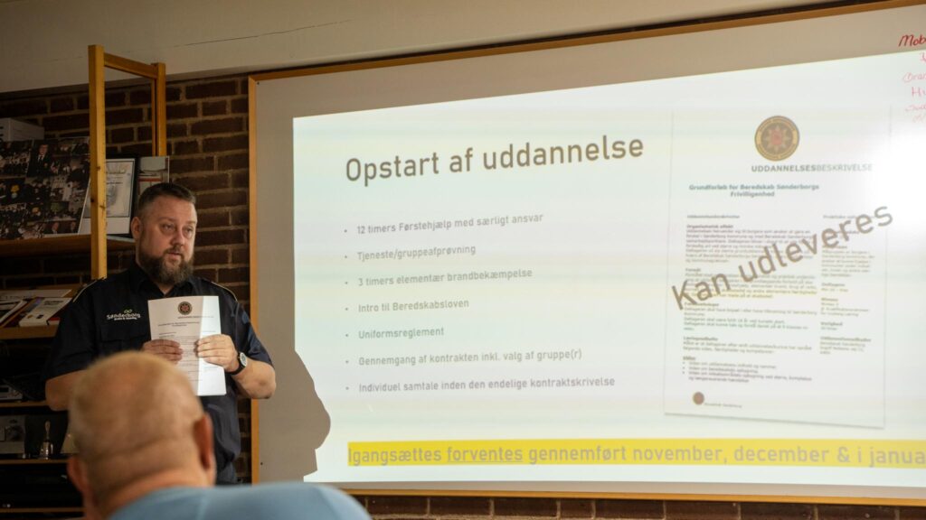 Info-aften. Bachs Foto