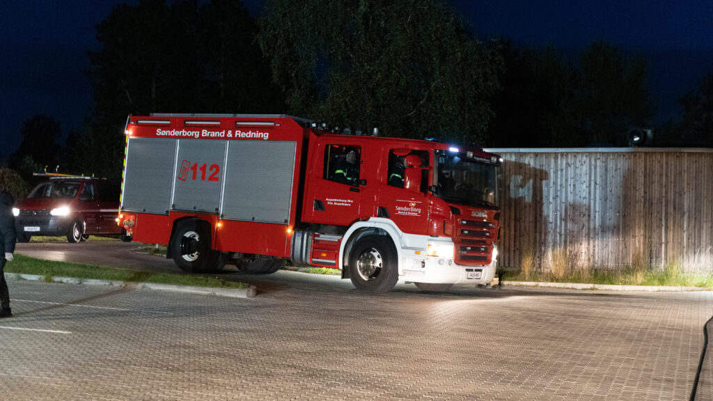 Brandøvelse. Bachs Foto