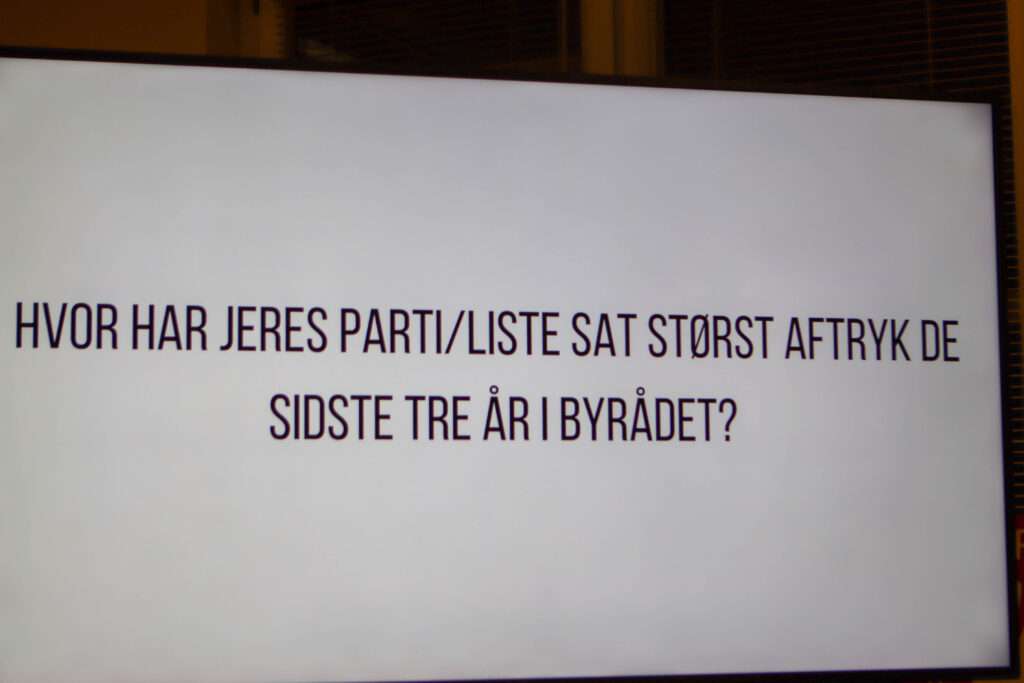Vælgermøde. Foto: Ole Kæhler