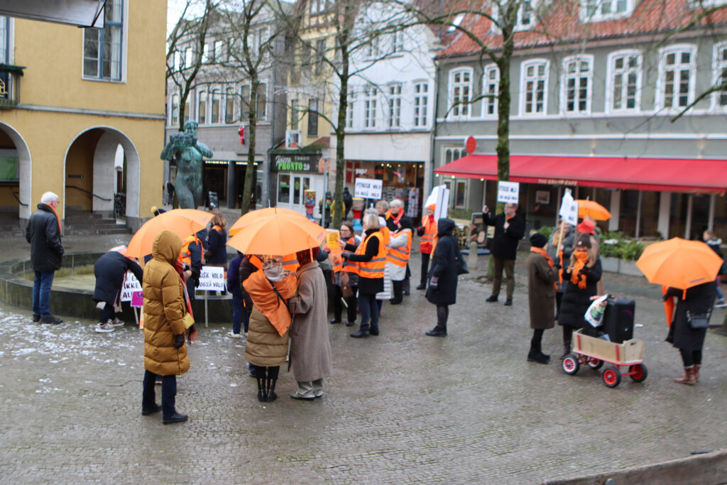 Stop vold mod kvinder: Foto: Ole Kæhler