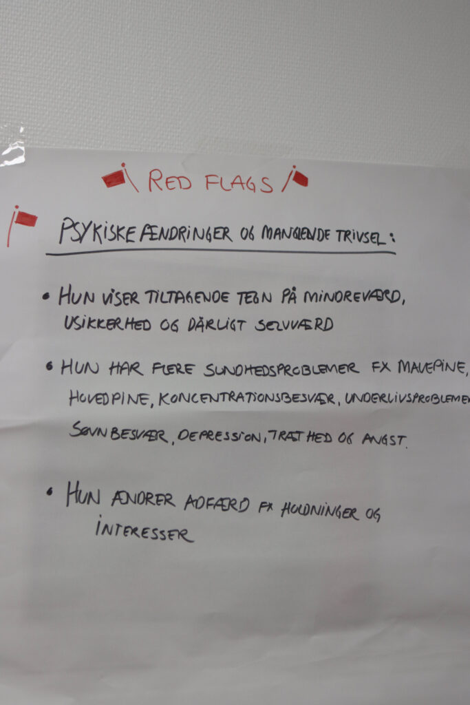 Røde flag. Foto: Ole Kæhler