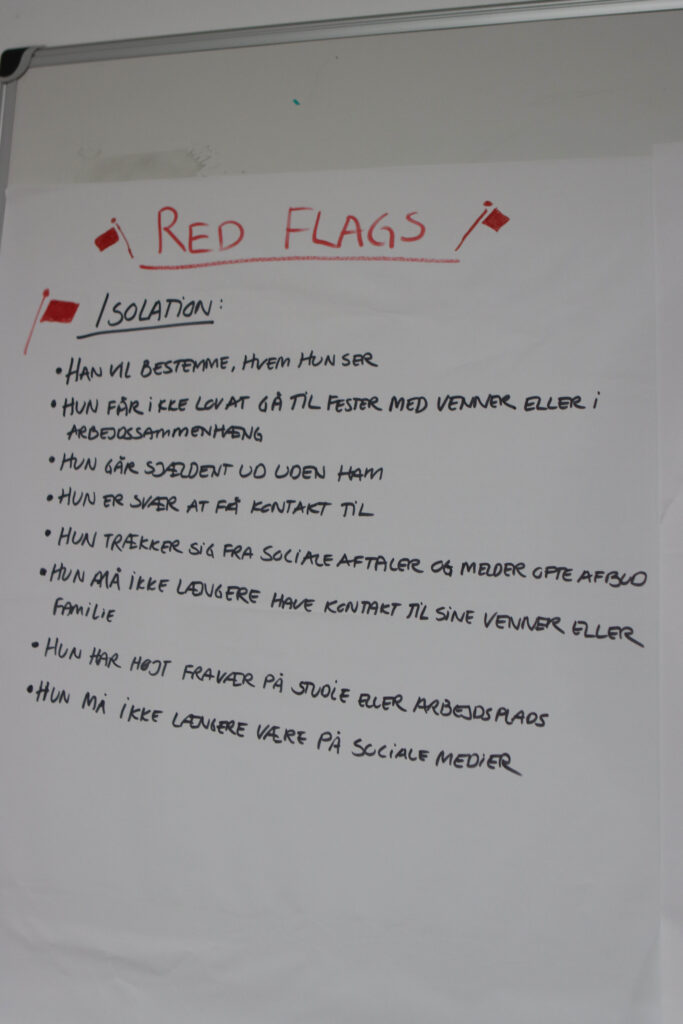 Røde flag. Foto: Ole Kæhler