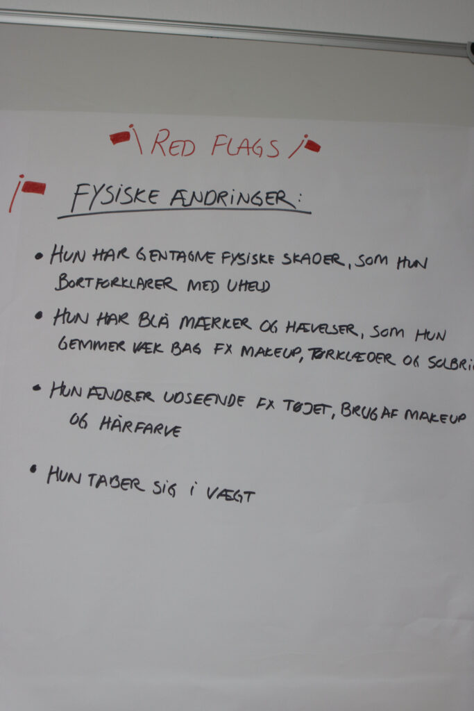 Røde flag. Foto: Ole Kæhler