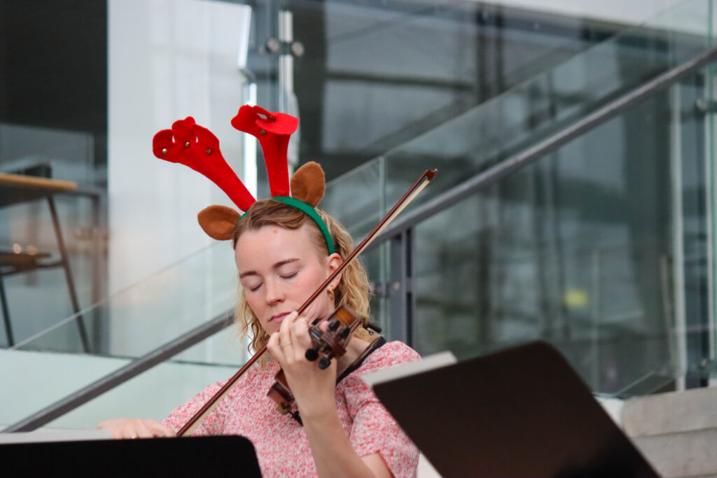 Julehygge og musik. Foto: Ole Kæhler