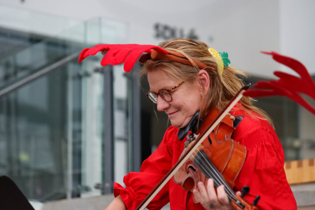 Julehygge og musik. Foto: Ole Kæhler