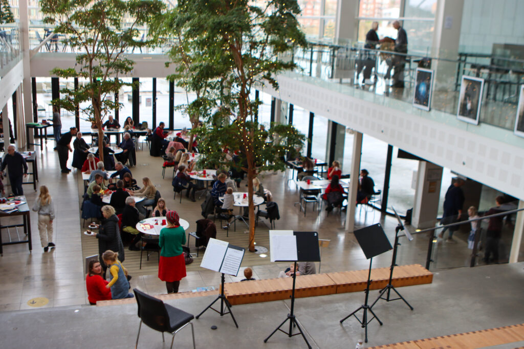 Julehygge og musik. Foto: Ole Kæhler